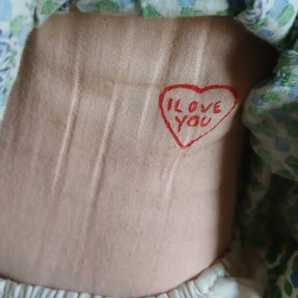 Vintage Raggedy Ann Doll, Vintage Raggedy Ann, Americana, Folk Rag Doll - Picture 4 of 10